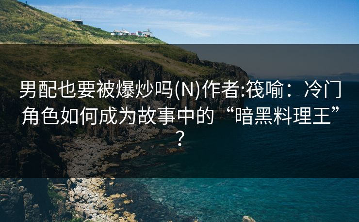 男配也要被爆炒吗(N)作者:筏喻：冷门角色如何成为故事中的“暗黑料理王”？